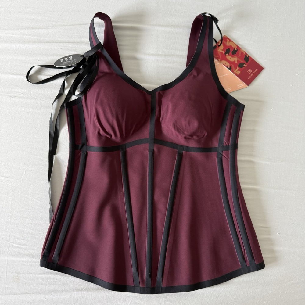 Honeylove Boldness Tank Medium Shapewear Boning Compression Sculpting Bustier - Picture 1 of 6